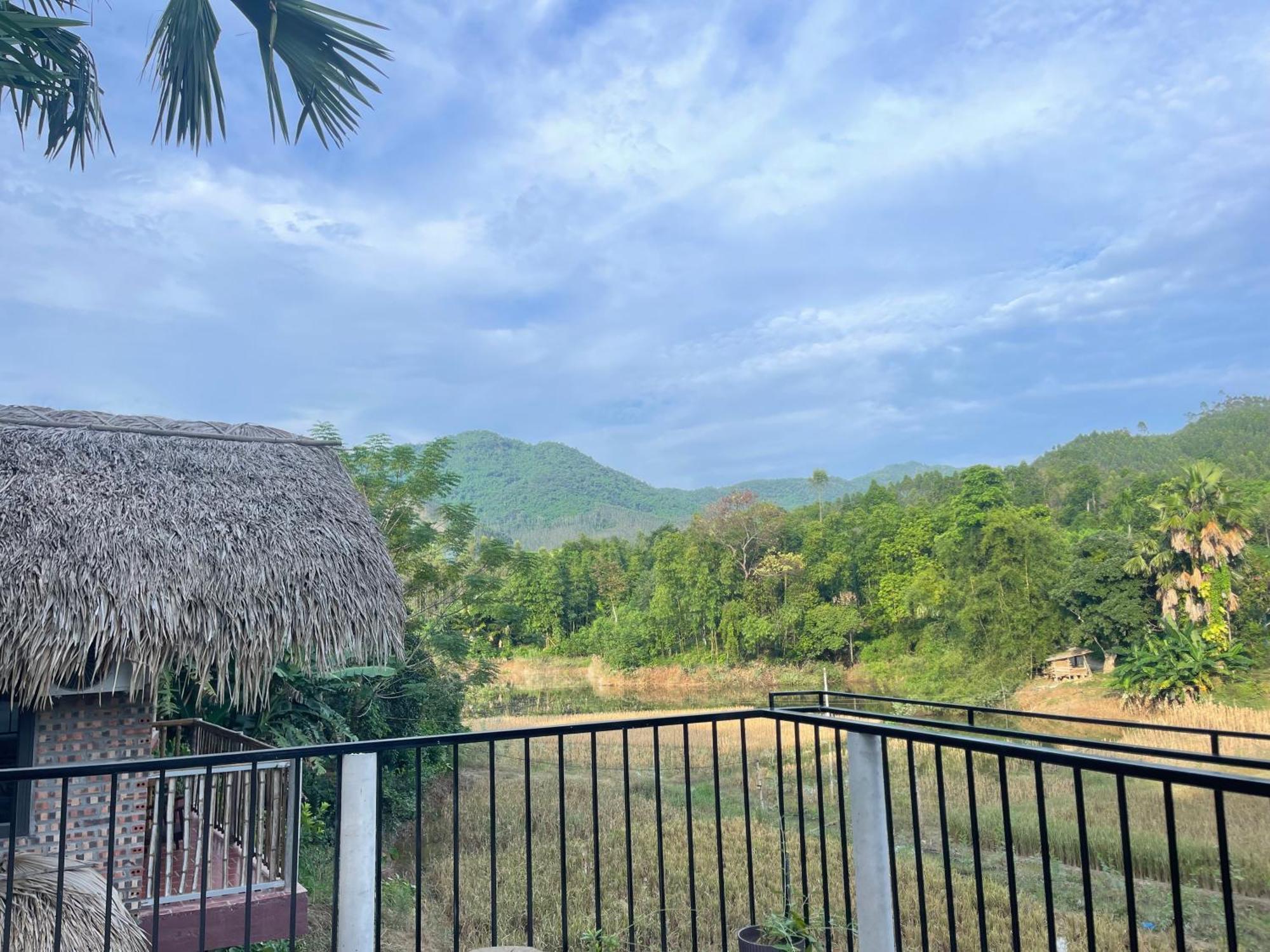 Vu Linh Palm House Homestay - Bungalow Yen Bai Dış mekan fotoğraf