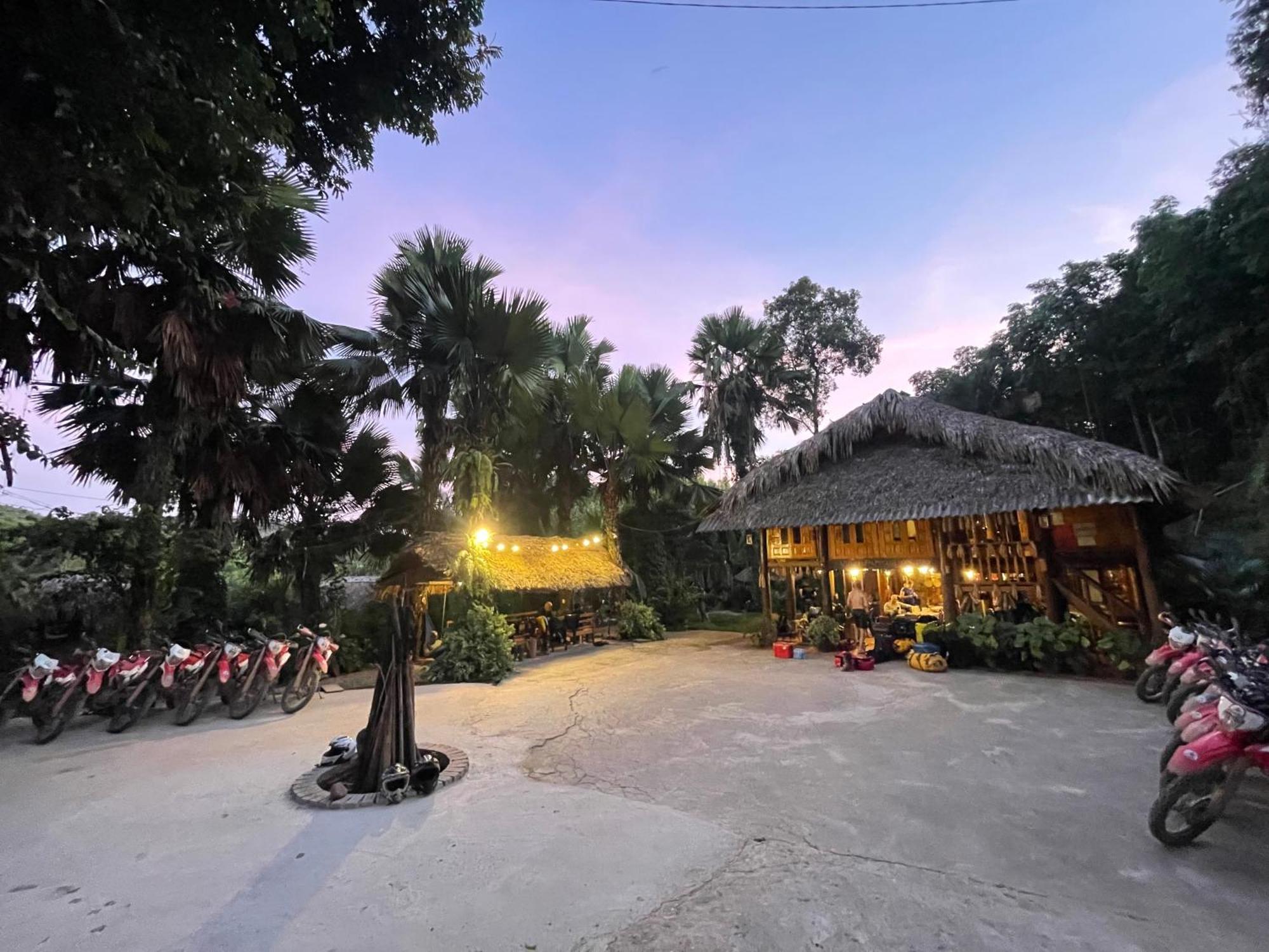 Vu Linh Palm House Homestay - Bungalow Yen Bai Dış mekan fotoğraf