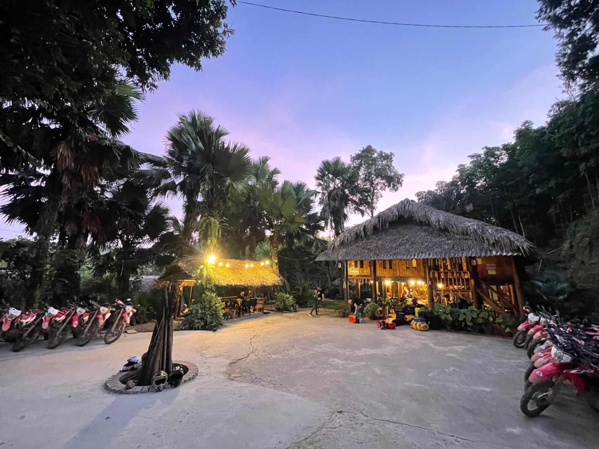 Vu Linh Palm House Homestay - Bungalow Yen Bai Dış mekan fotoğraf
